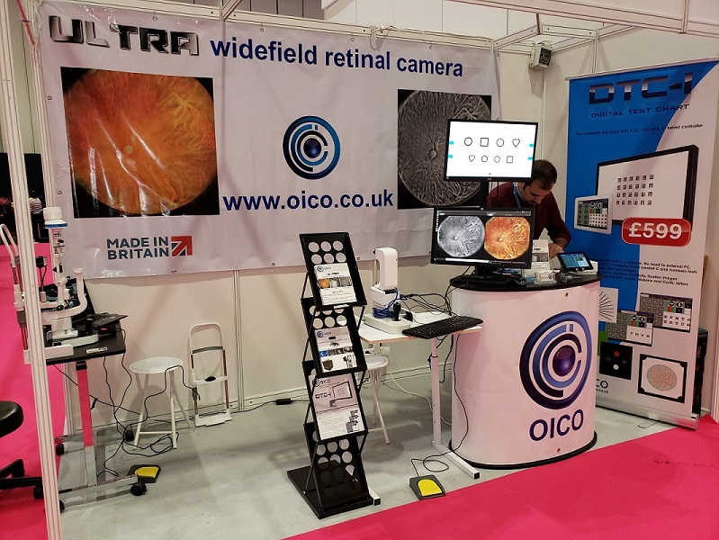 OICO stand at 100% optical London 2020